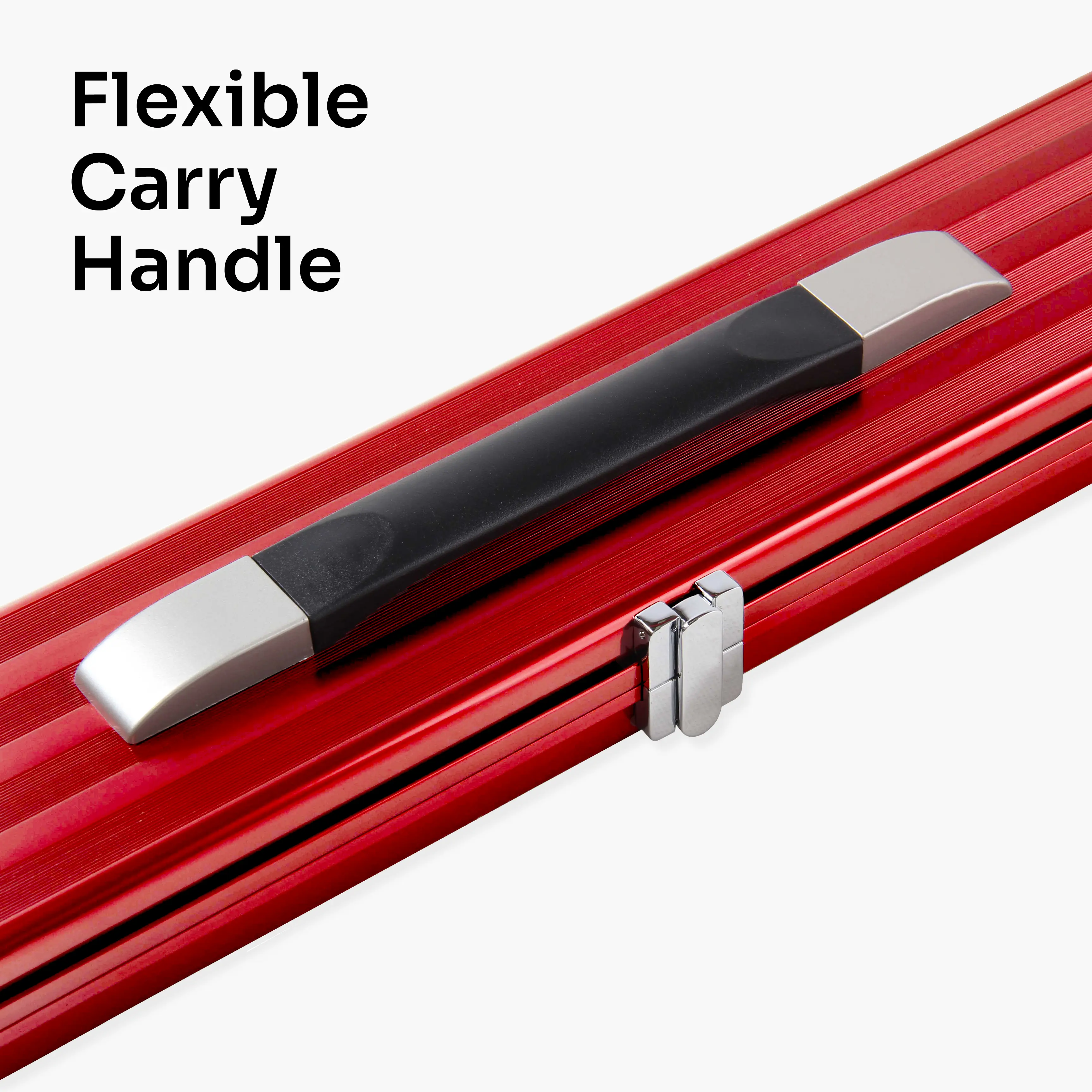 Baize Master Pro Line wide red 3/4 cue case Cue + Case