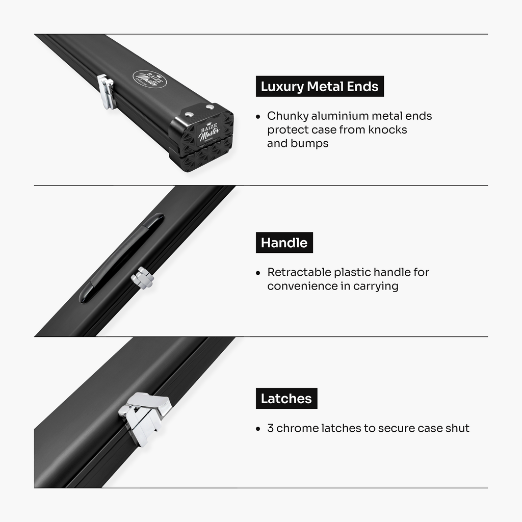 Baize Master Summit 2-slot one-piece cue case Cue + Case