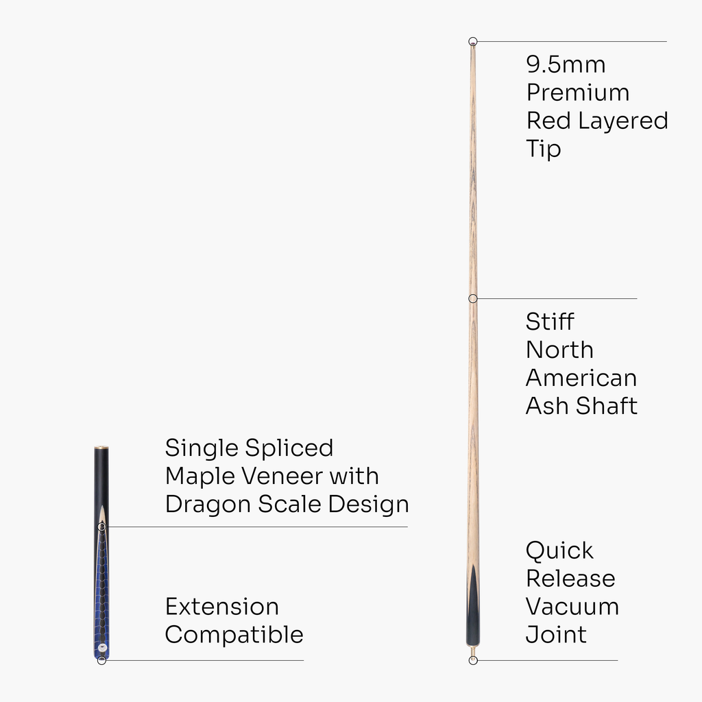 PRO147 Dragon Scale 57-inch 3/4 cue