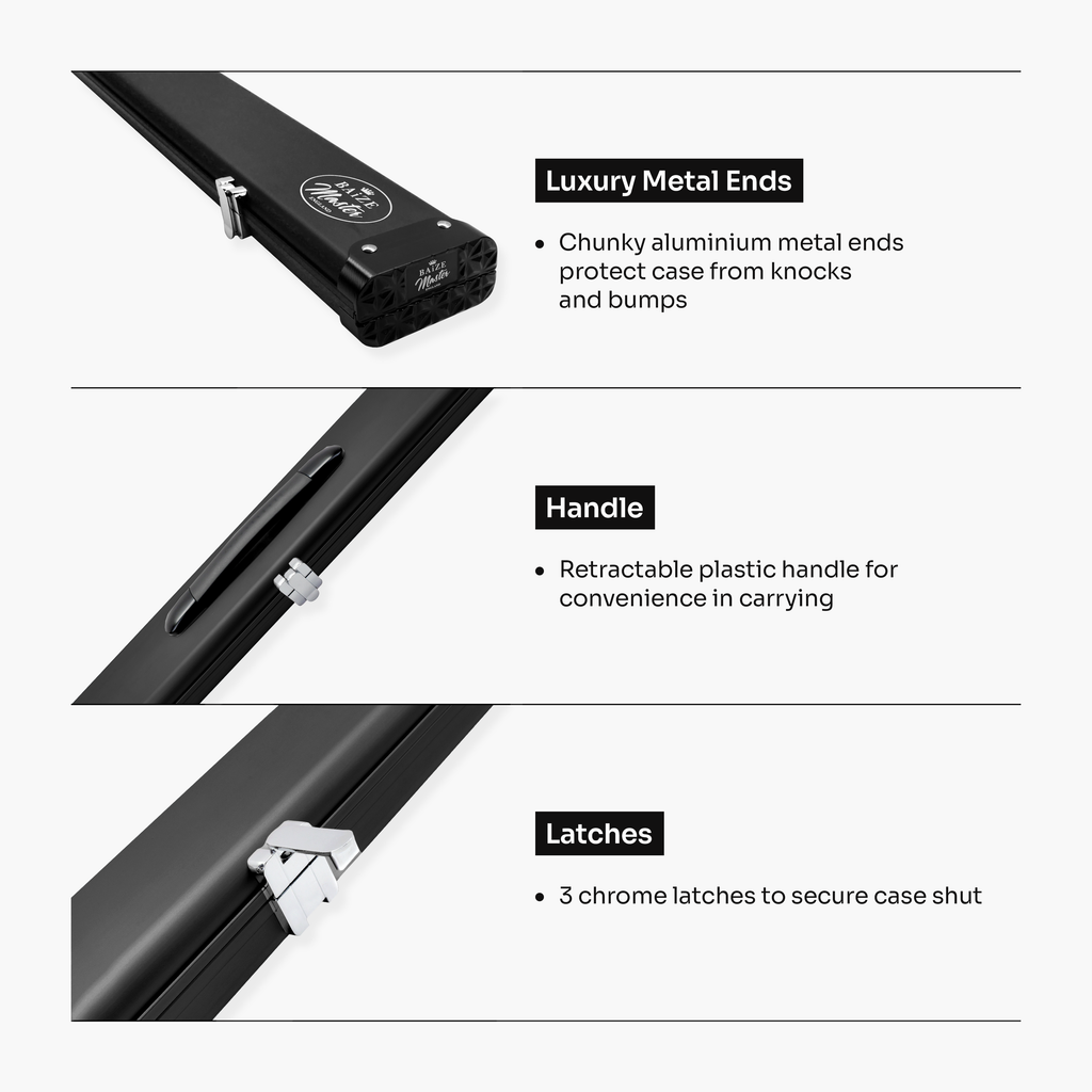 Baize Master Summit 3-slot one-piece cue case Cue + Case