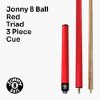 Jonny 8 Ball Triad 48-inch junior 3-piece cue Cue + Case