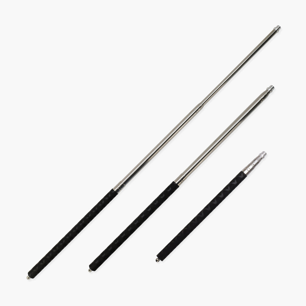 Telescopic extension rest with three rest heads Cue + Case