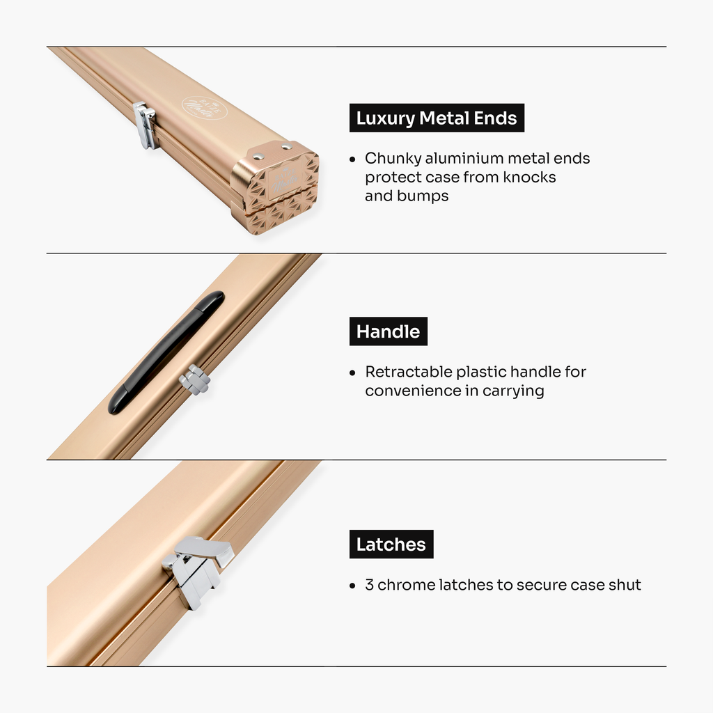 Baize Master Summit 2-slot one-piece cue case Cue + Case