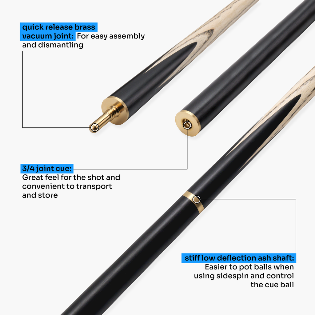 Baize Master G14 Emperor 57-inch 3/4 pool cue Cue + Case