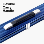 Baize Master Pro Line wide blue 3/4 cue case Cue + Case
