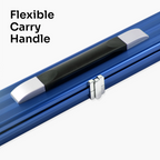 Baize Master Pro Line blue 3/4 cue case Cue + Case