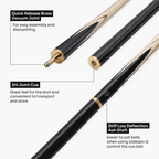Baize Master Emerald Marksman cue and case set Cue + Case
