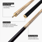 Baize Master Tan Crusher 57-inch pool break cue Cue + Case