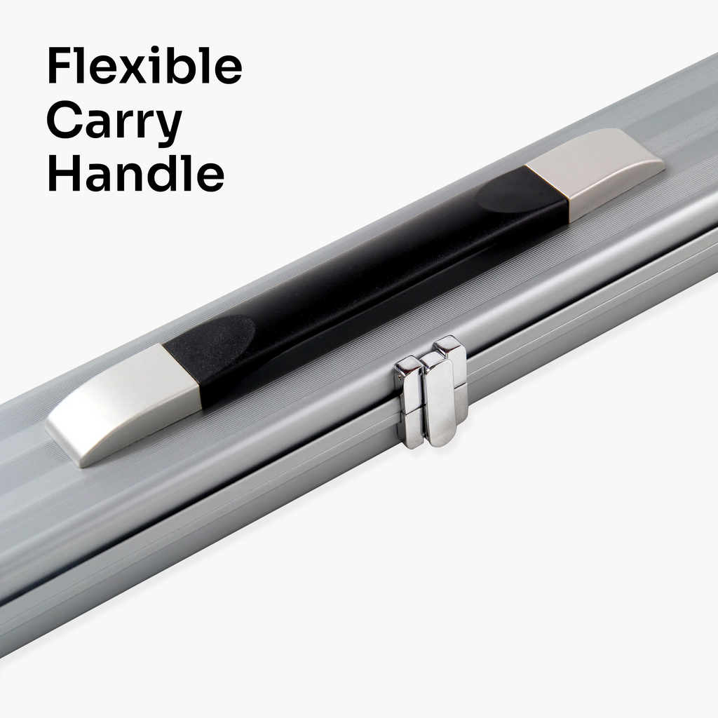 Baize Master Pro Line grey 3/4 cue case Cue + Case
