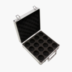 Aramith Premier red and yellow pool balls with case and towel Cue + Case