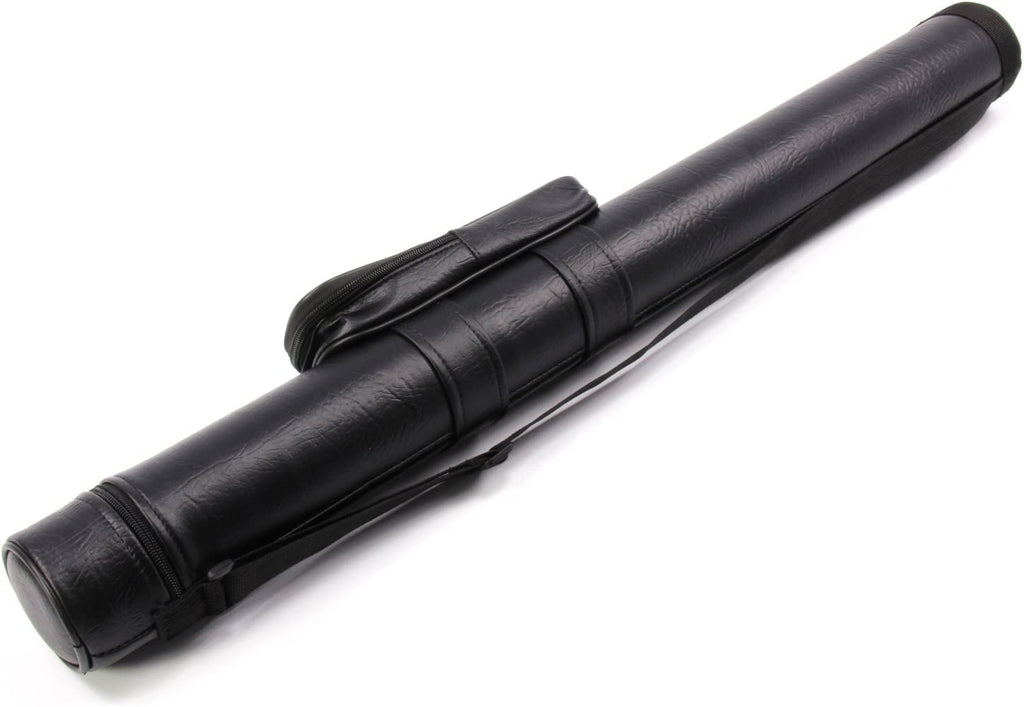 Black 5-piece centre-joint cue tube case Cue + Case