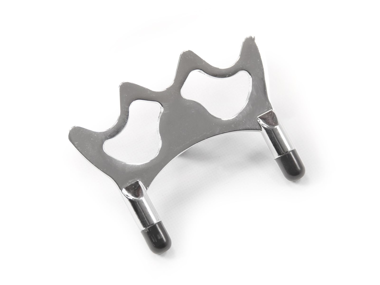 Chrome half butt rest head with plastic toes Cue + Case