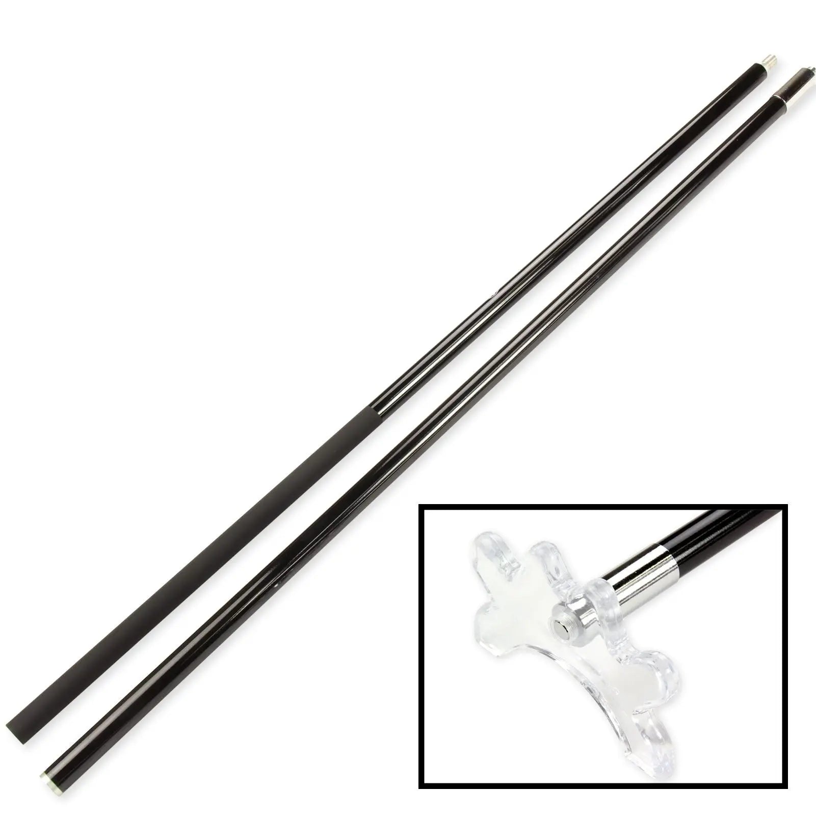 Jonny 8 Ball 57-inch 2-piece cue rest Cue + Case