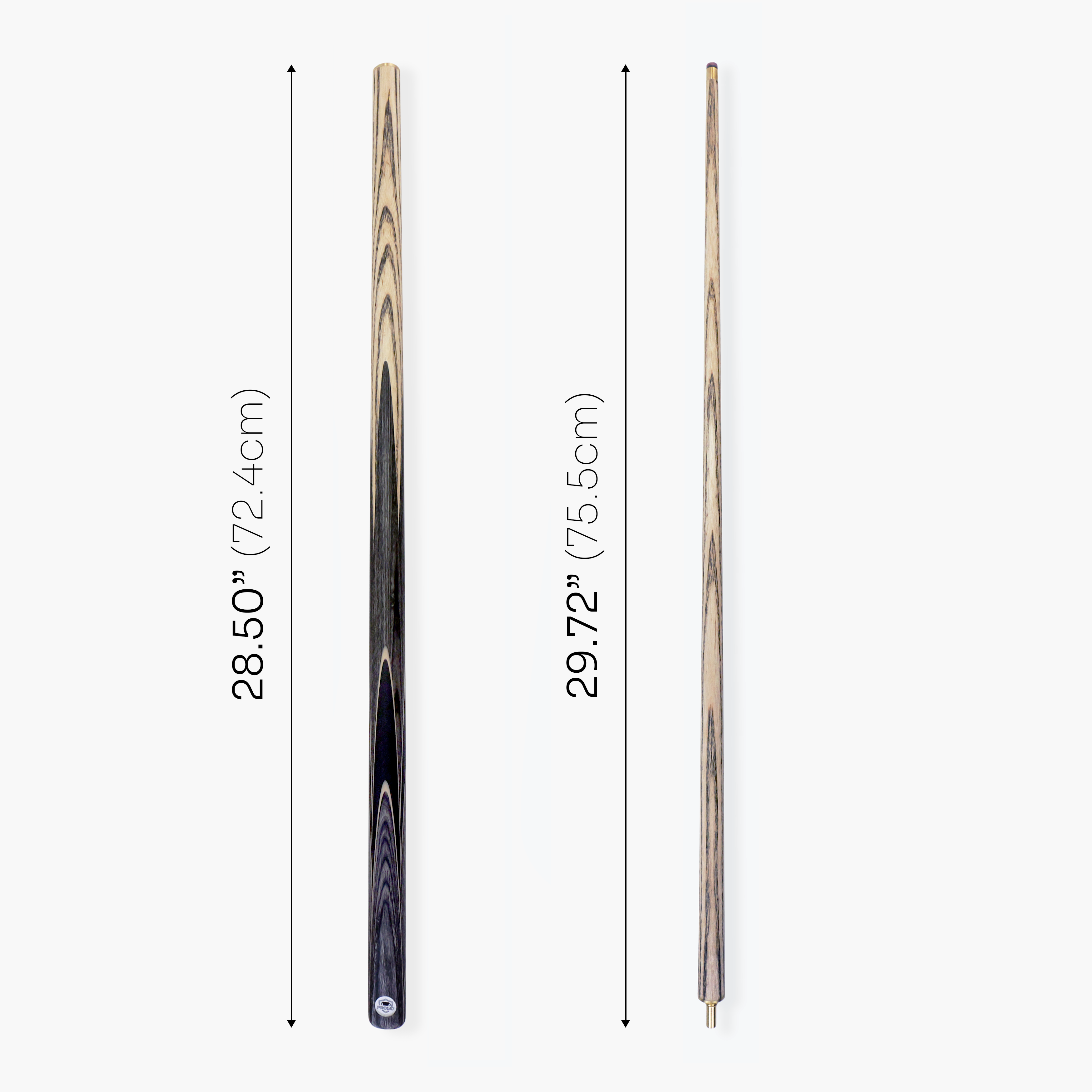 PRO147 Pearl Series Grey 57-inch cue and case set
