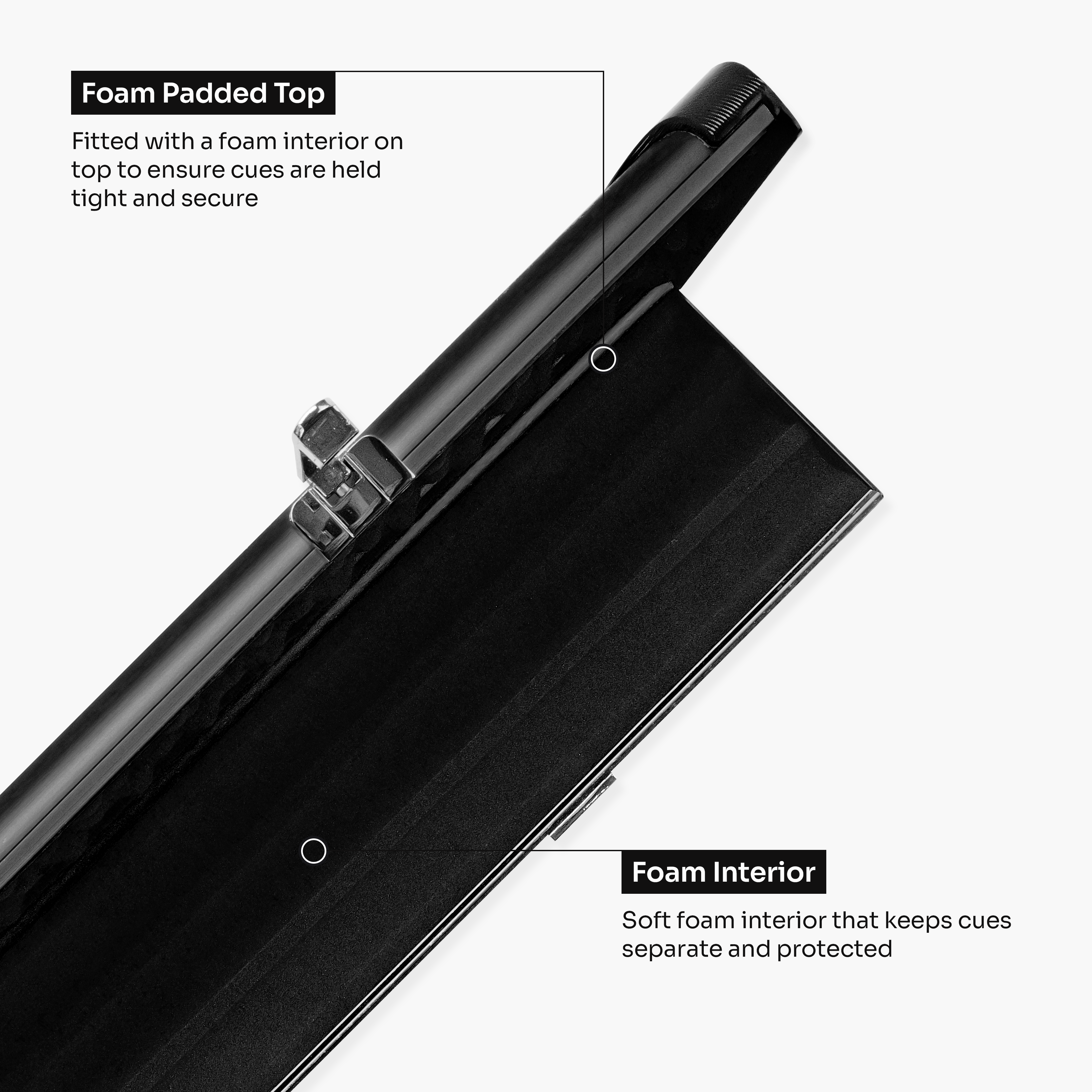 Baize Master Summit 3-slot 3/4 cue case Cue + Case