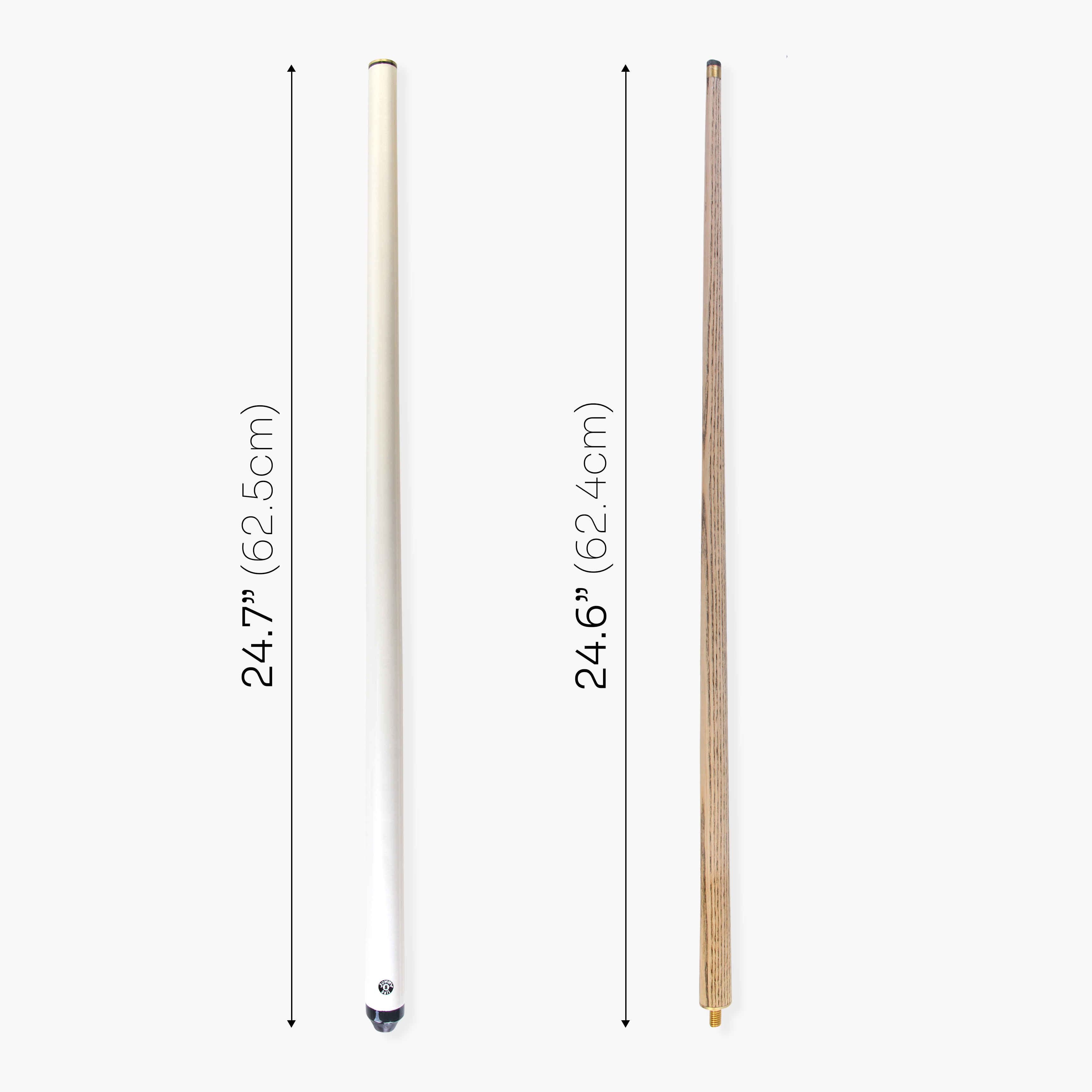 Jonny 8 Ball White Jet 48-inch junior cue Cue + Case