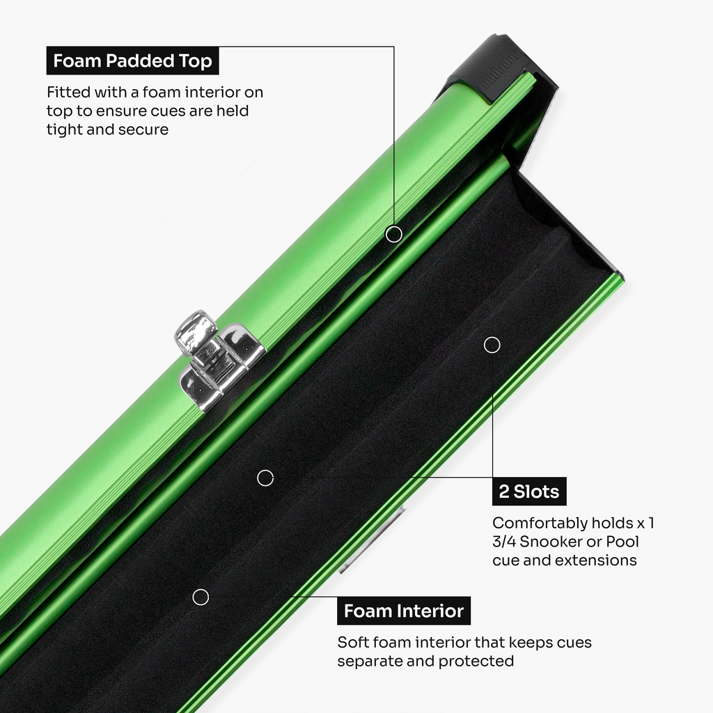 Baize Master Summit 2-slot 3/4 cue case Cue + Case