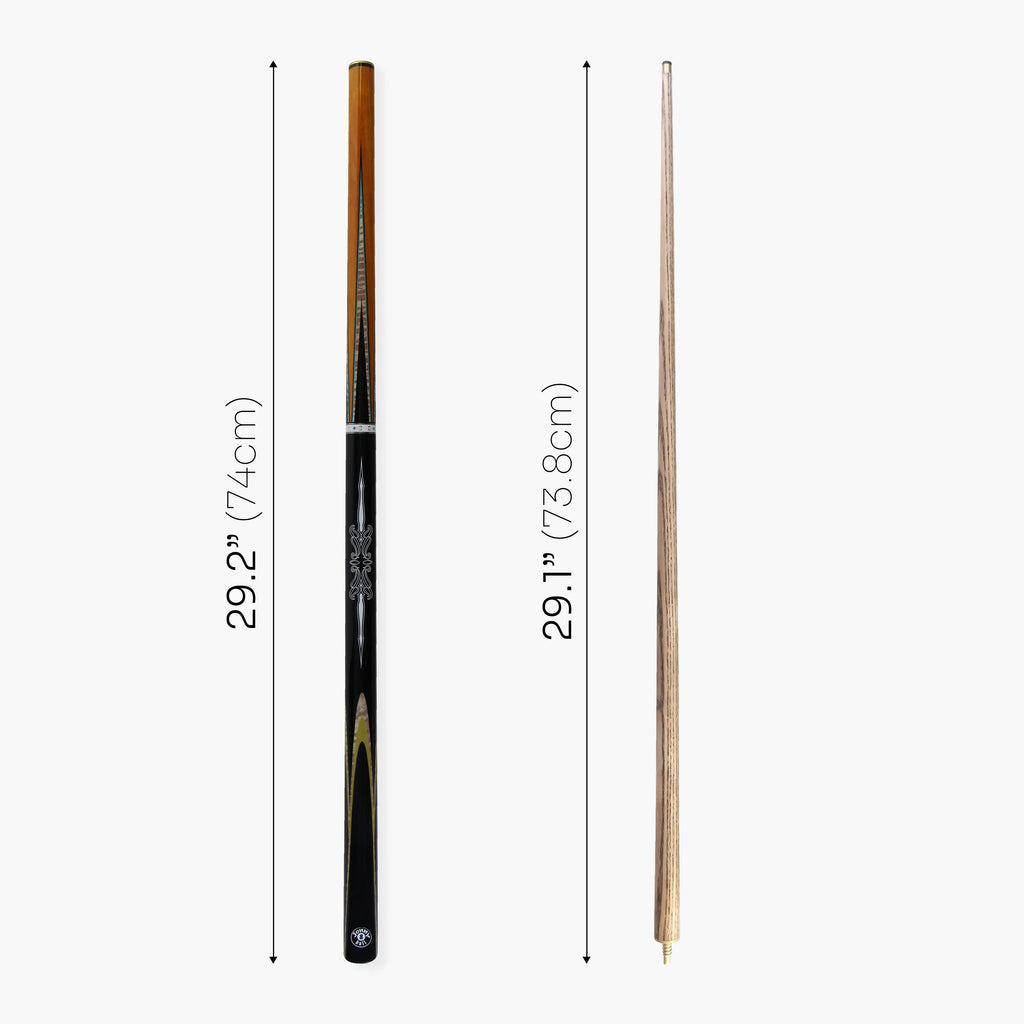 Jonny 8 Ball Black Sun 57-inch 2-piece pool cue Cue + Case
