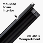 Baize Master Pro Line One Piece Aluminium Snooker Pool Cue Case - Holds Three 1 Piece Cues