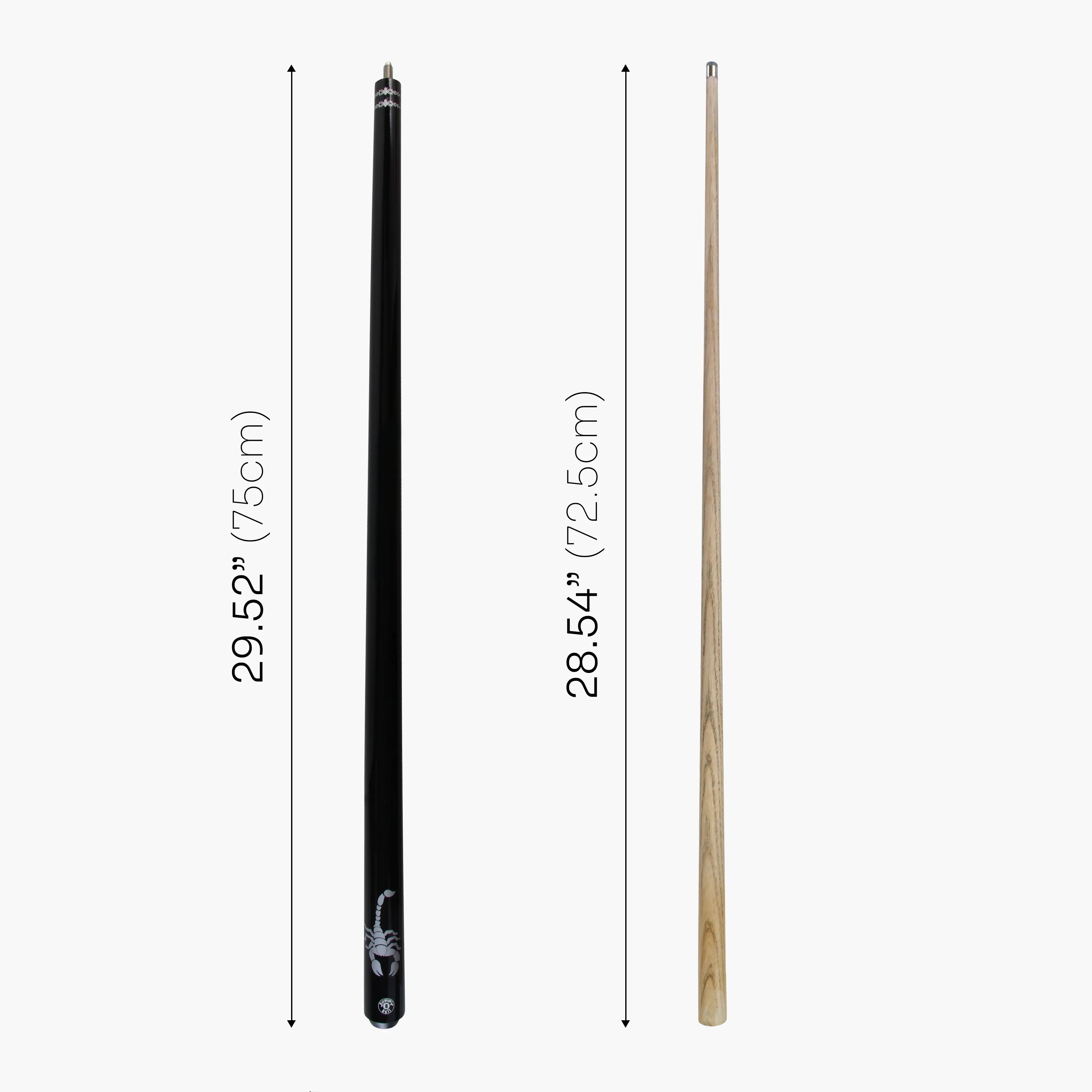 Jonny 8 Ball Scorpion 57-inch 2-piece cue Cue + Case
