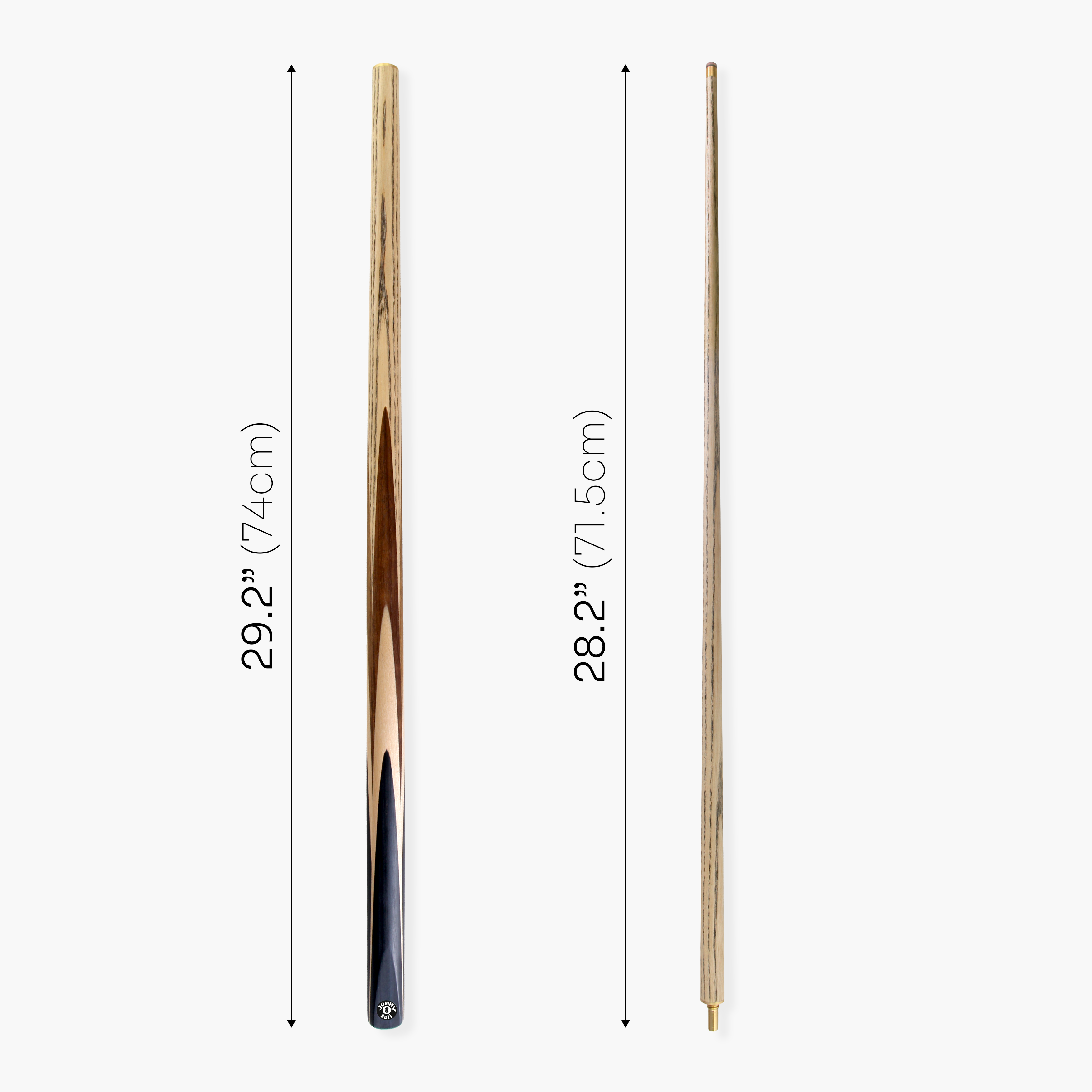 Jonny 8 Ball Paragon 57-inch 2-piece pool cue Cue + Case