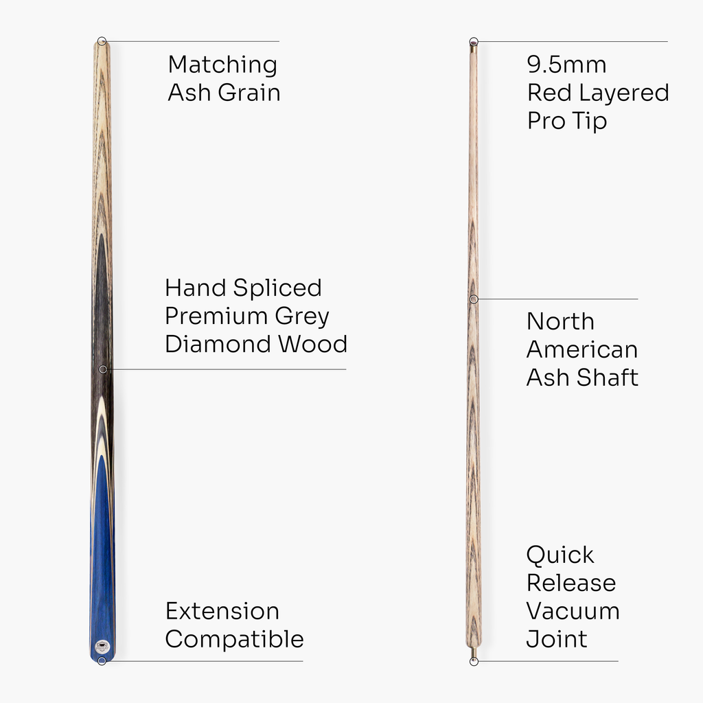PRO147 Triumph 2-piece cue and case set