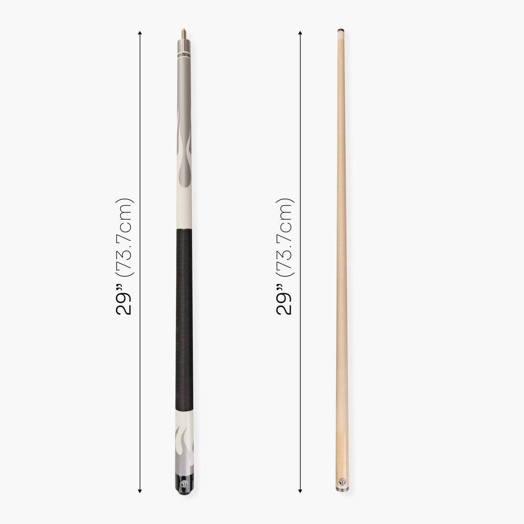 Jonny 8 Ball Flame 58-inch cue and hard case Cue + Case
