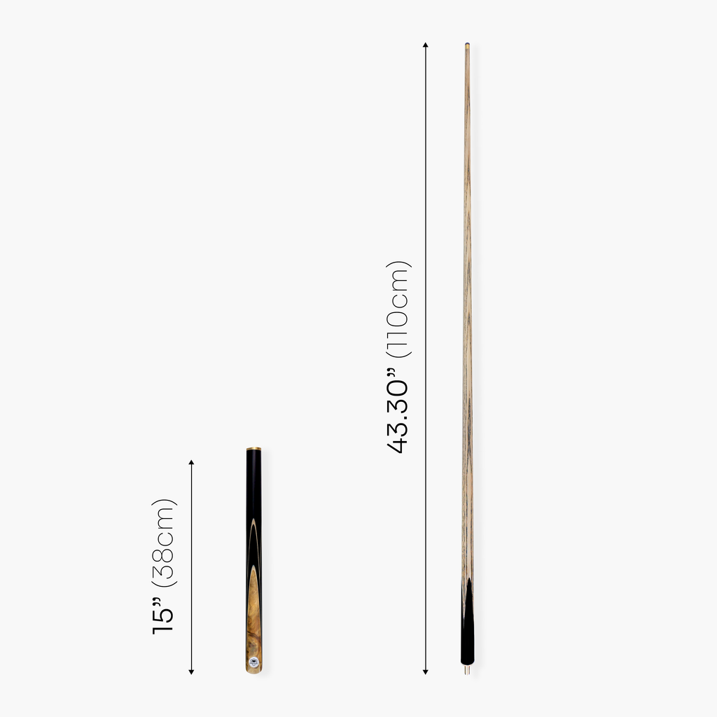 PRO147 Pearl Series White 57-inch 3/4 cue and case set