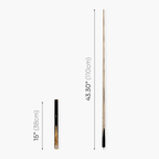 PRO147 Pearl Series White 57-inch 3/4 cue and case set