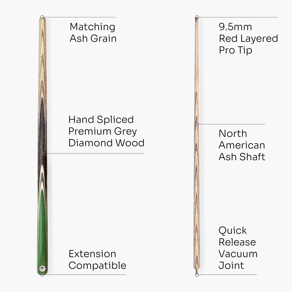 PRO147 Triumph 2-piece cue and case set