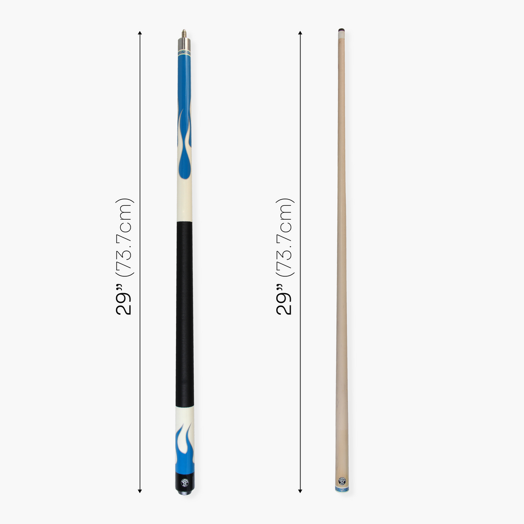 Jonny 8 Ball Flame 58-inch cue and hard case Cue + Case