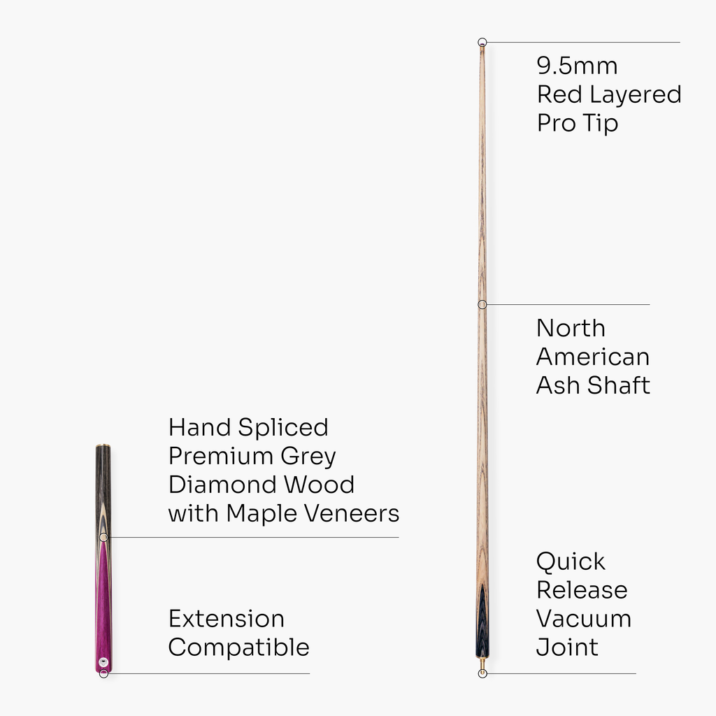PRO147 Triumph 3/4 cue and case set