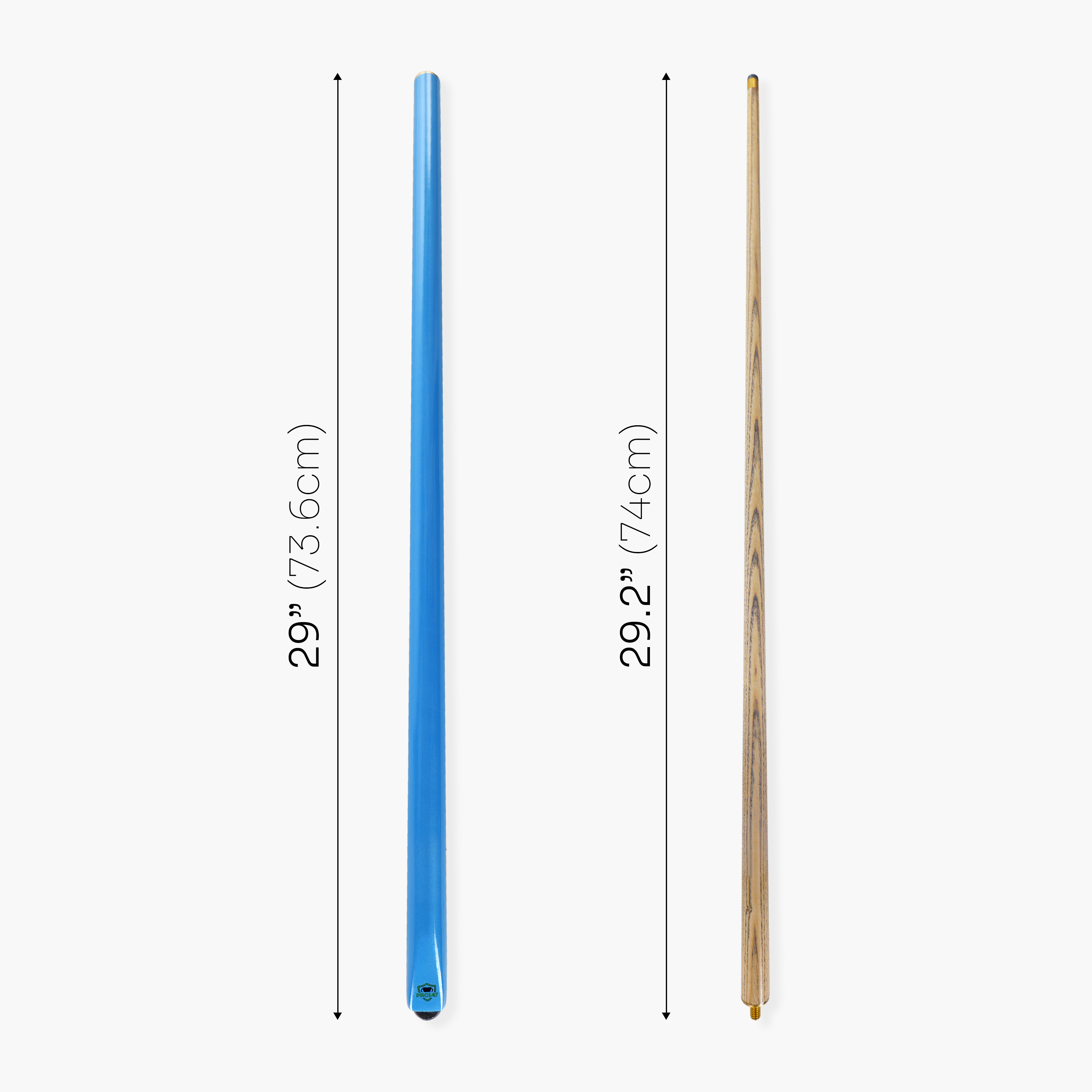 PRO147 Sky Blue Butt cue and case set