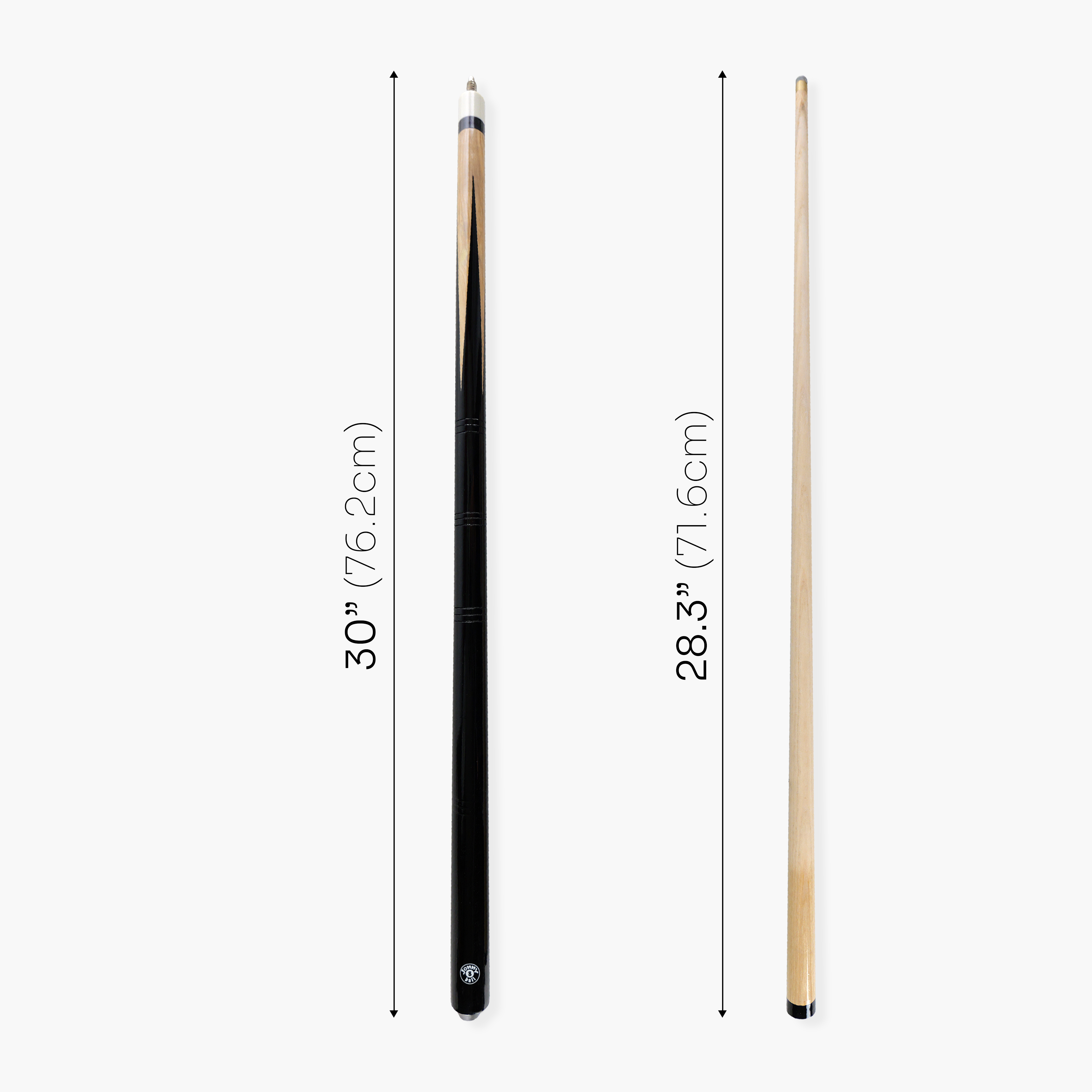 Jonny 8 Ball 57-inch pub-style 2-piece cue Cue + Case