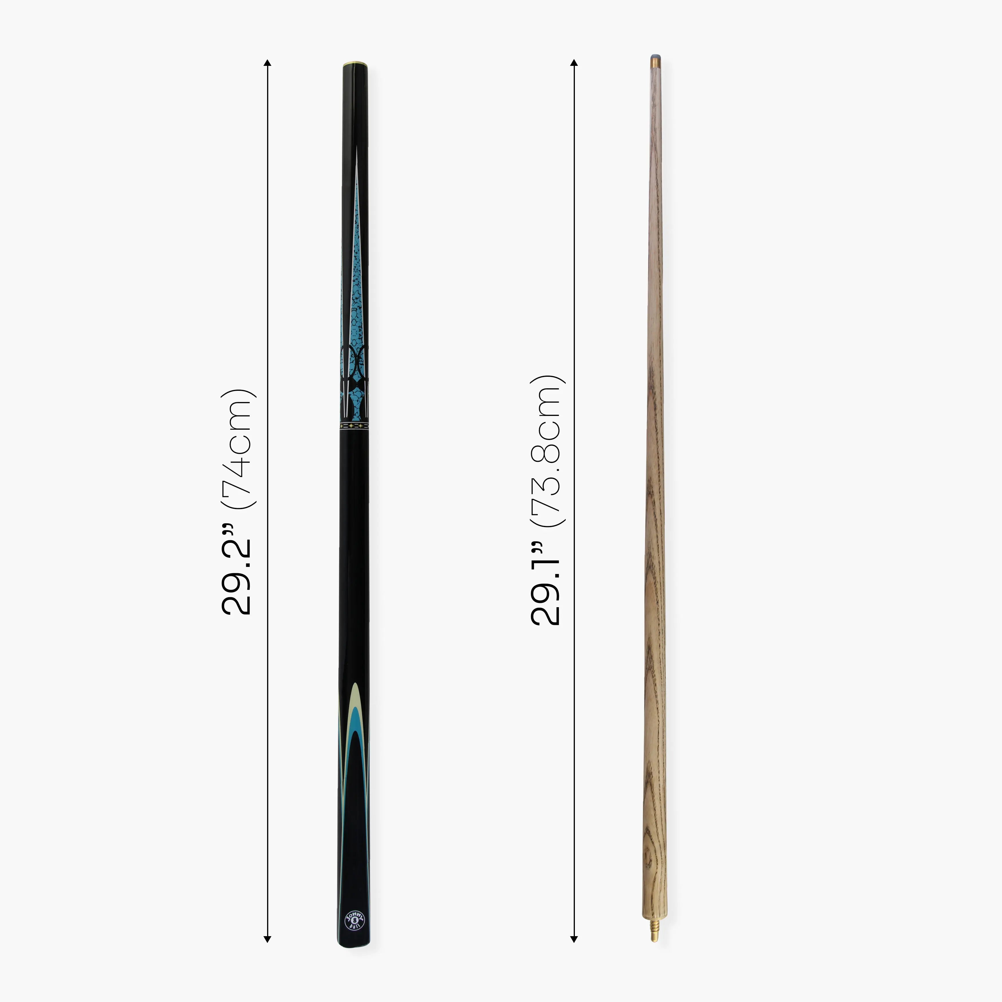 Jonny 8 Ball Trident 57-inch 2-piece cue Cue + Case