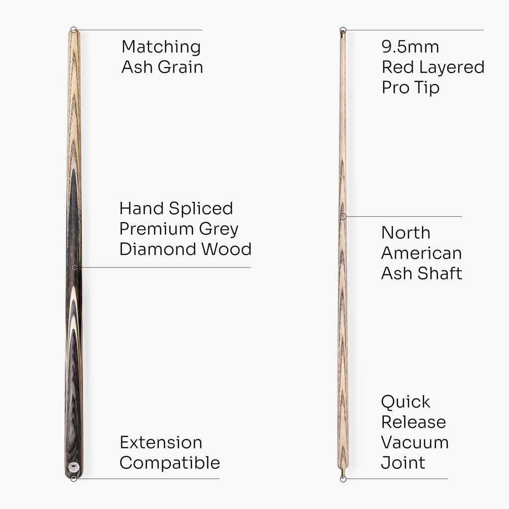 PRO147 Triumph 2-piece cue and case set