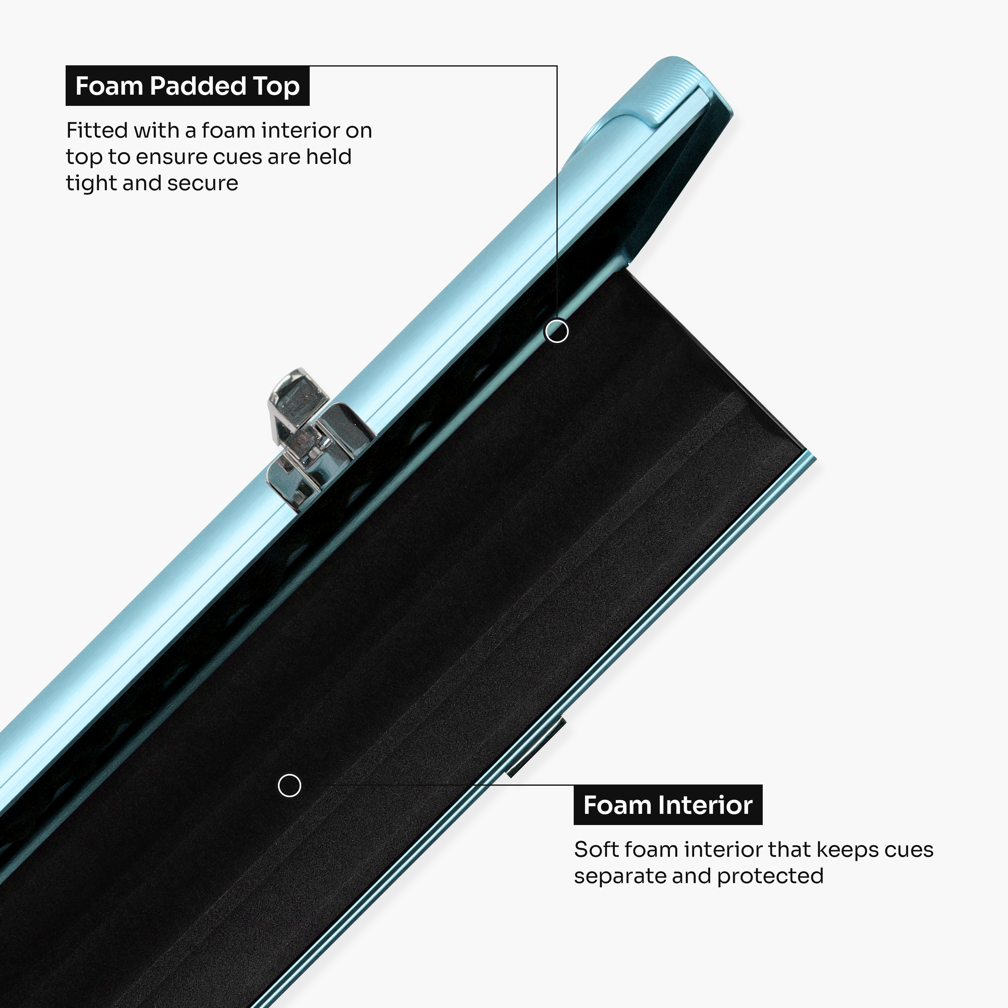 Baize Master Summit 3-slot one-piece cue case Cue + Case