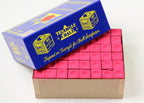 Triangle red chalk - 144 pieces Cue + Case