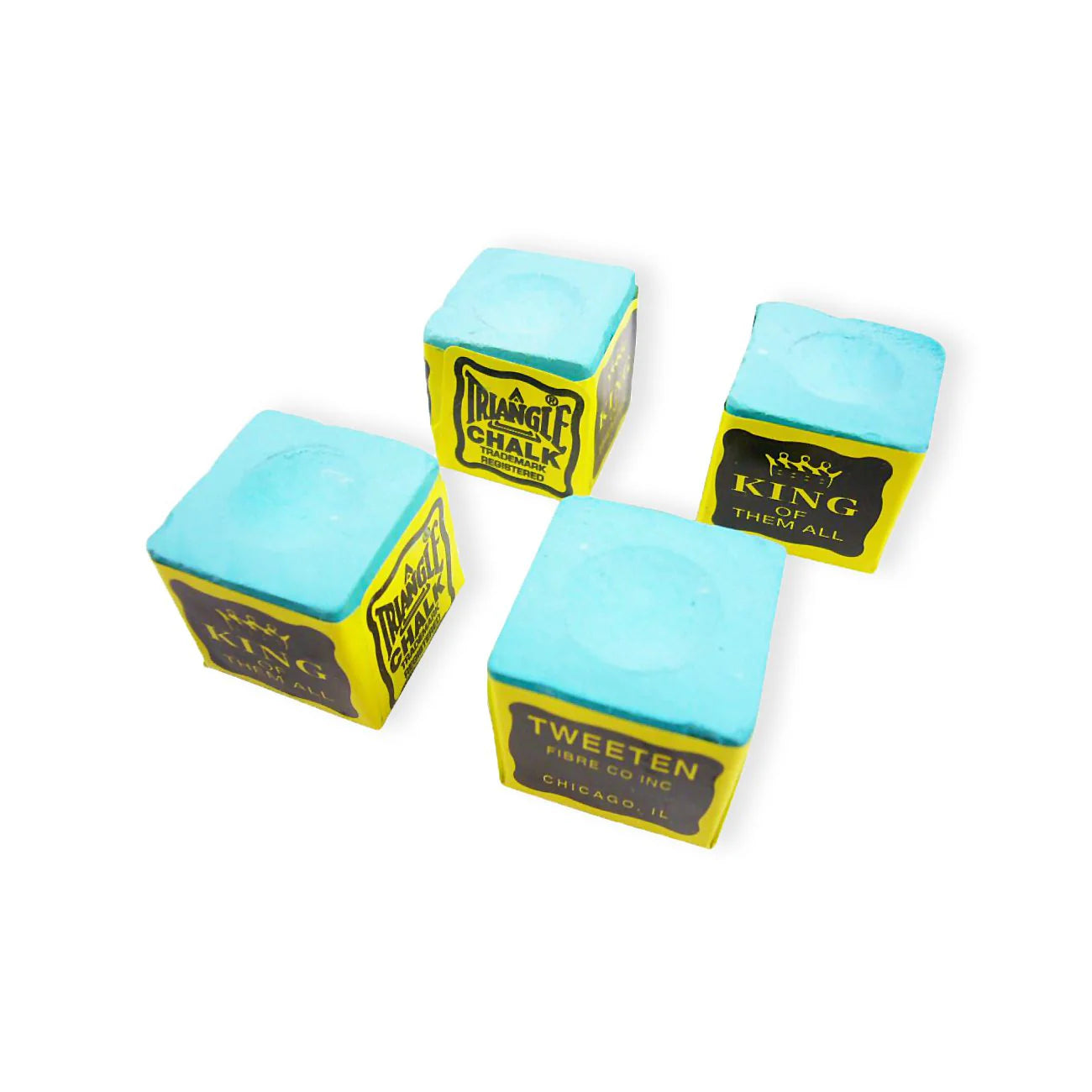 Triangle green chalk - 4 pieces