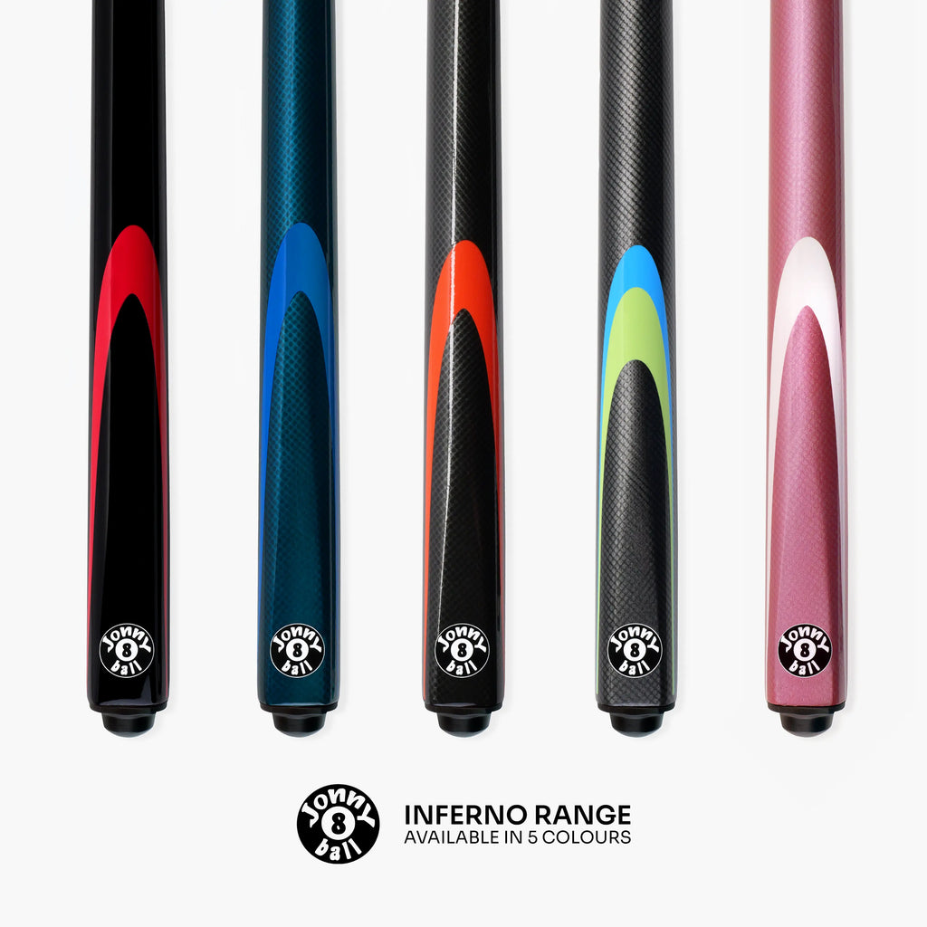 Jonny 8 Ball Inferno 2-piece graphite cue Cue + Case