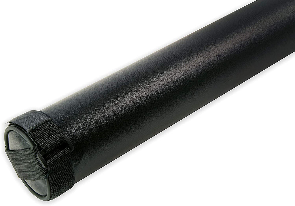 Black 5-piece centre-joint cue tube case Cue + Case