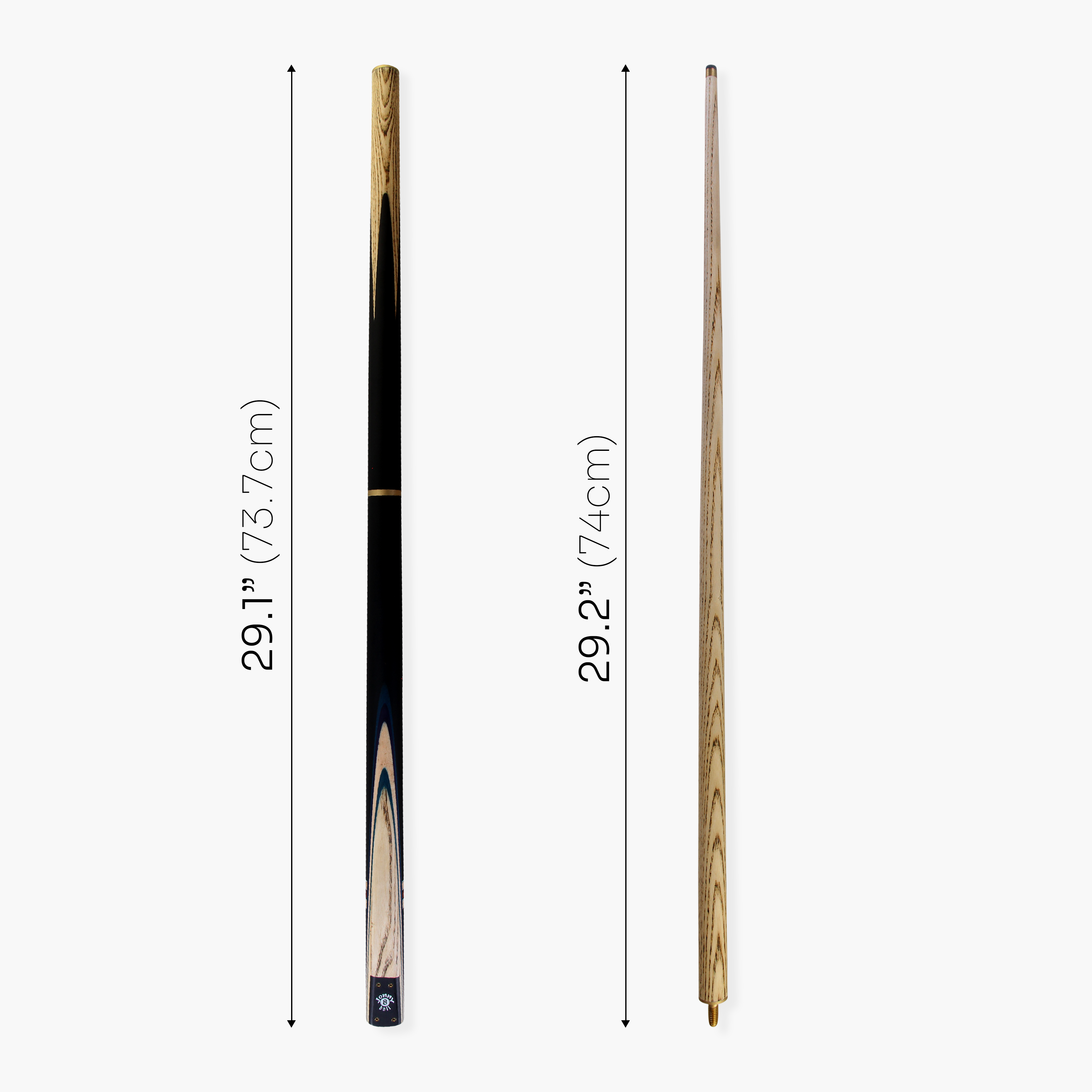 Jonny 8 Ball adjustable 57-inch 3-piece cue Cue + Case