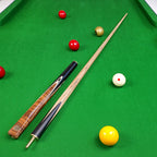 Baize Master Tiger Marksman ¾ Joint English Pool Cue with 8.5mm Baize Master Blue Pressed Tip Cue + Case