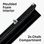 Baize Master Pro Line black 3/4 cue case Cue + Case
