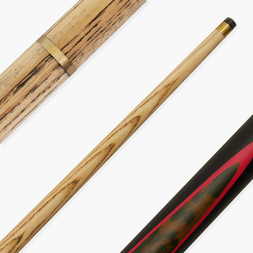 PRO147 Red Burl 57-inch cue and soft case set