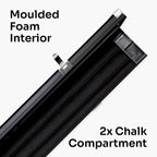 Baize Master Pro Line wide black 3/4 cue case Cue + Case