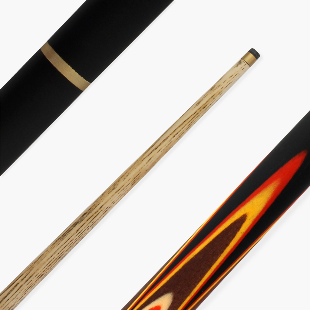 Jonny 8 Ball traditional 57-inch 3/4 cue with mini butt Cue + Case