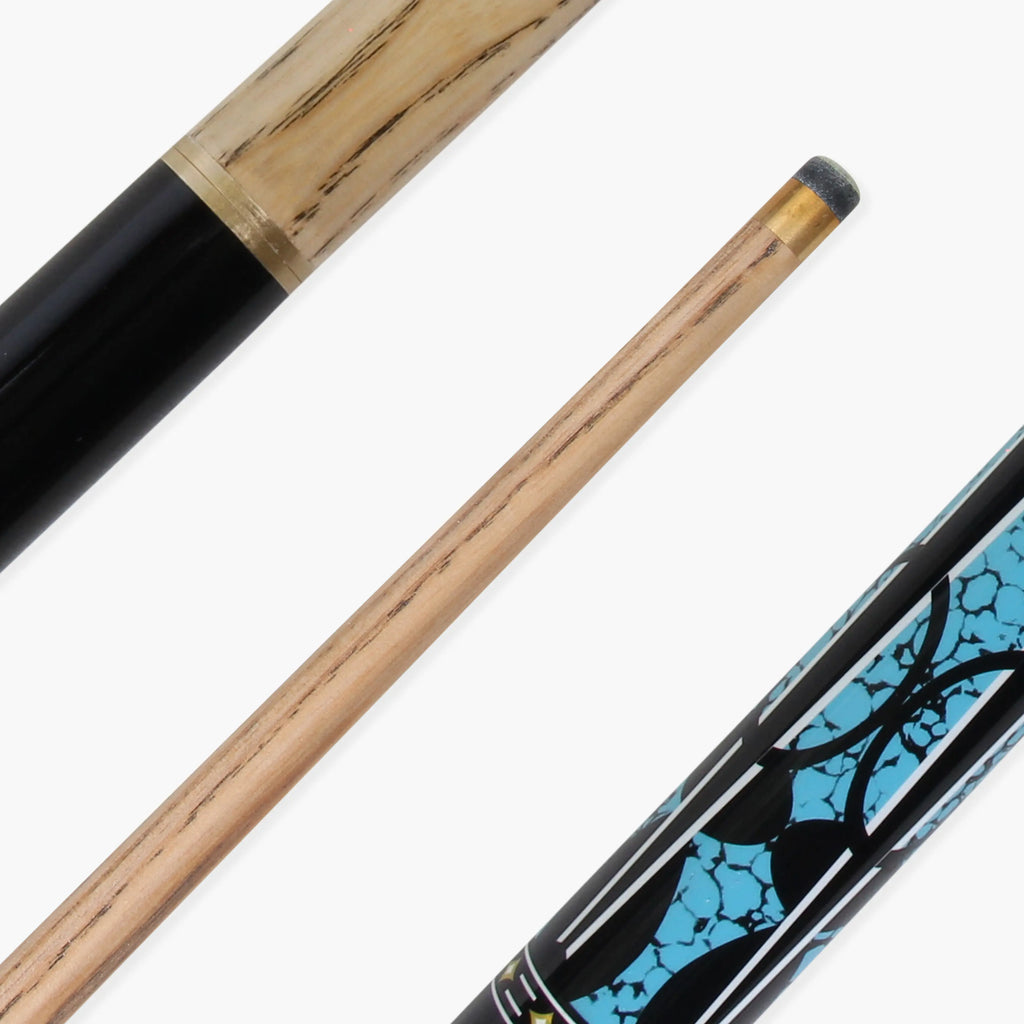 Jonny 8 Ball Trident 57-inch 2-piece cue Cue + Case