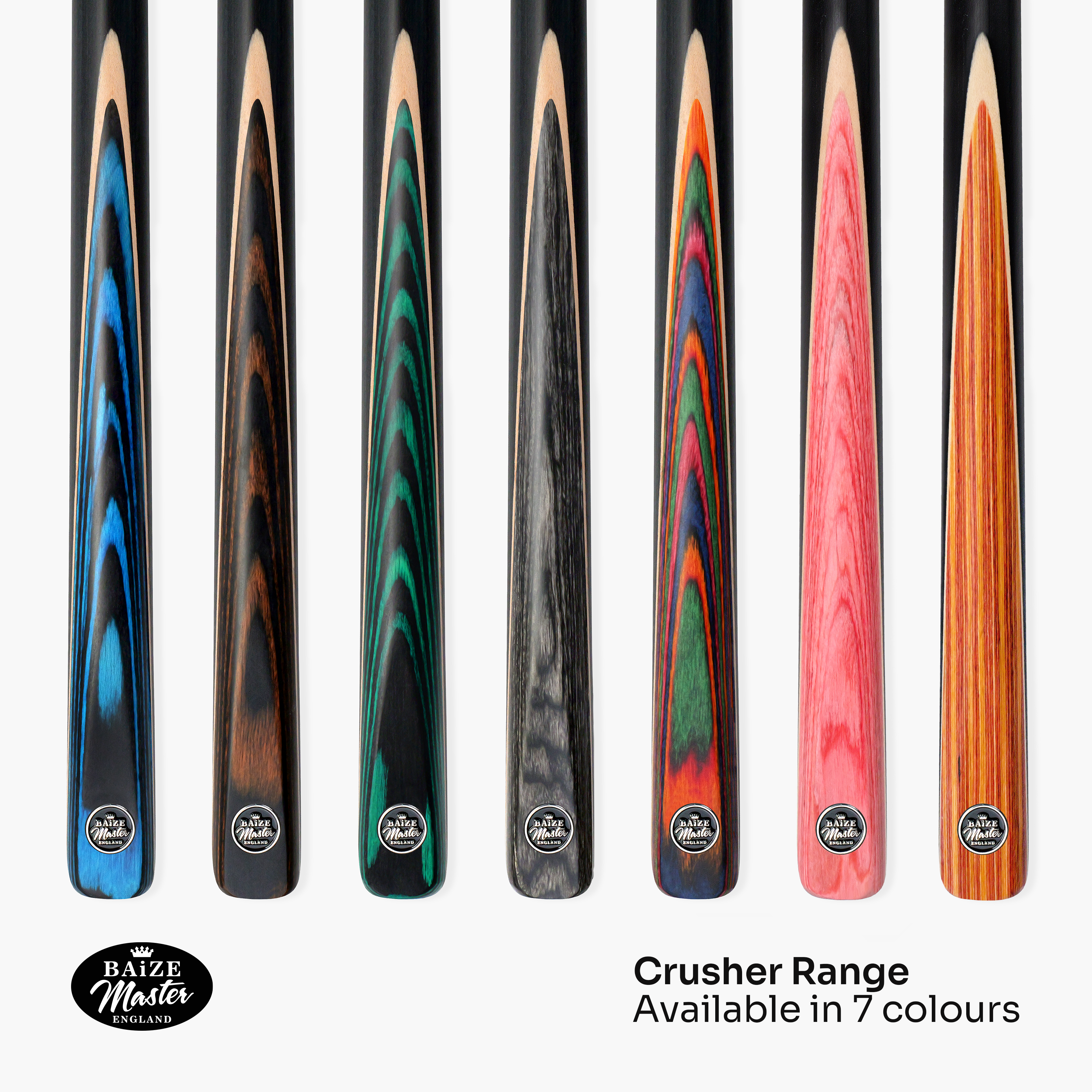 Baize Master Tan Crusher 57-inch pool break cue Cue + Case