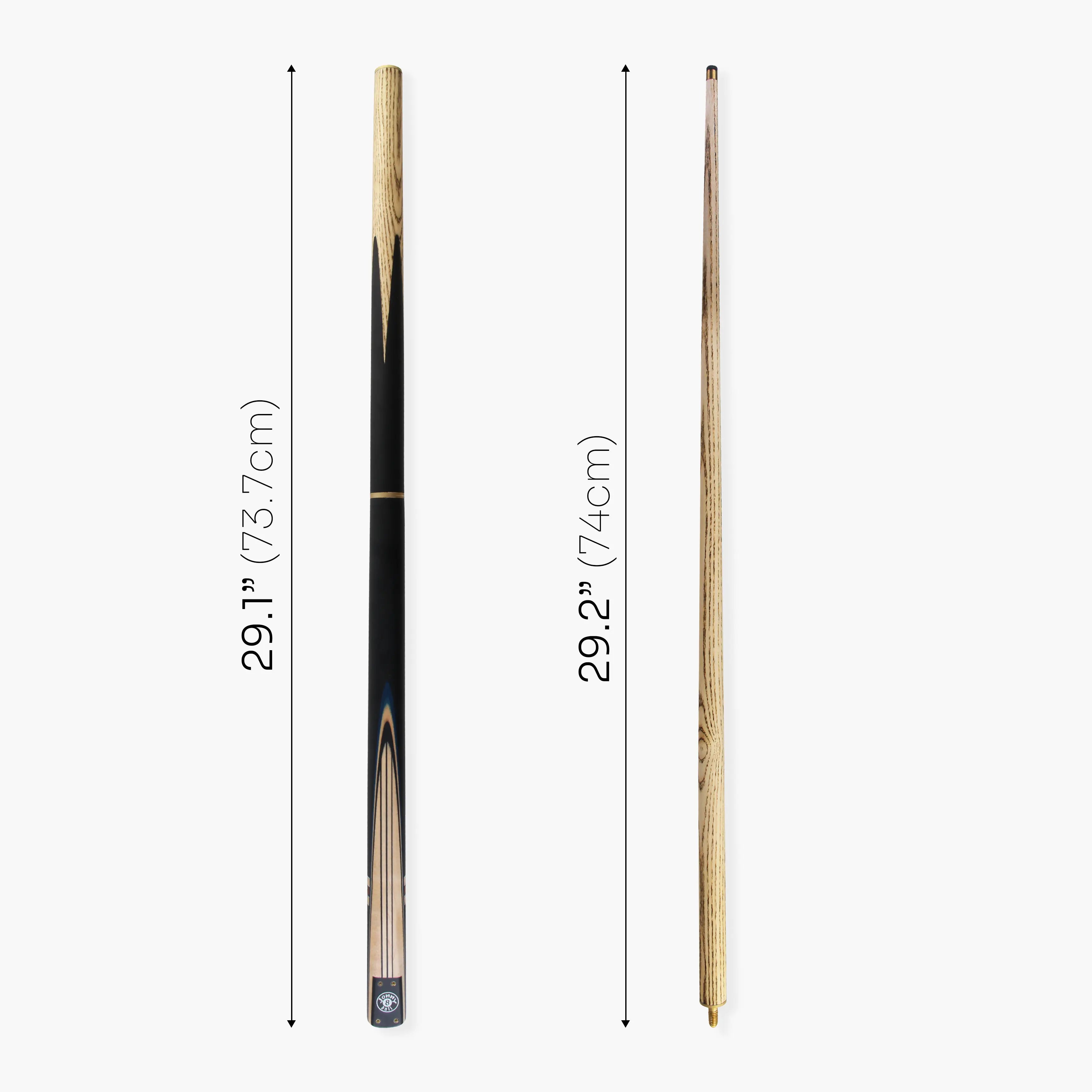 Jonny 8 Ball adjustable 57-inch 3-piece cue and hard case Cue + Case